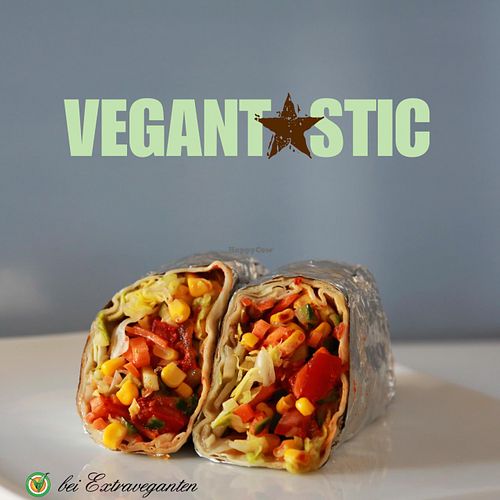 wrap with vegetables and different souces  at Die Extraveganten in Augsburg