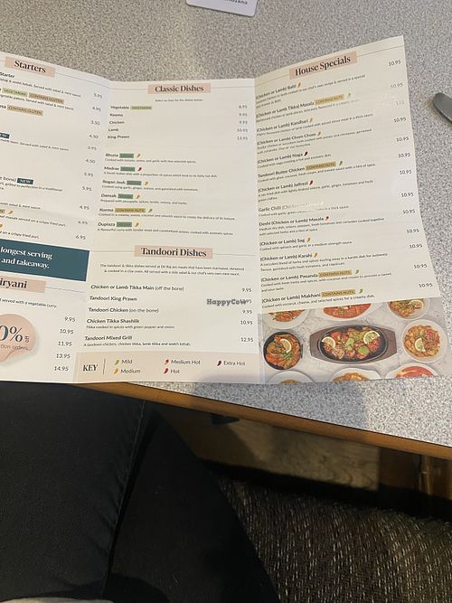 Takeaway menu has 10% off  at Dil Raj Indian Restaurant and Takeaway Knaresborough in Knaresborough