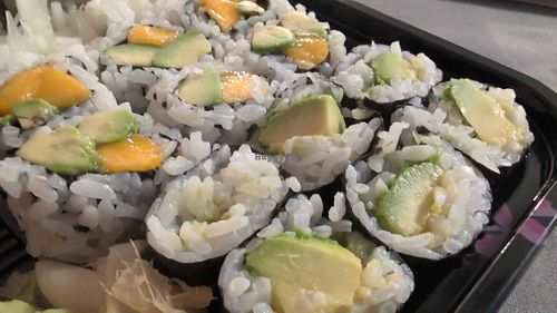 Mango avocado rolls and avocado rolls at Kawa Sushi in Palm Coast