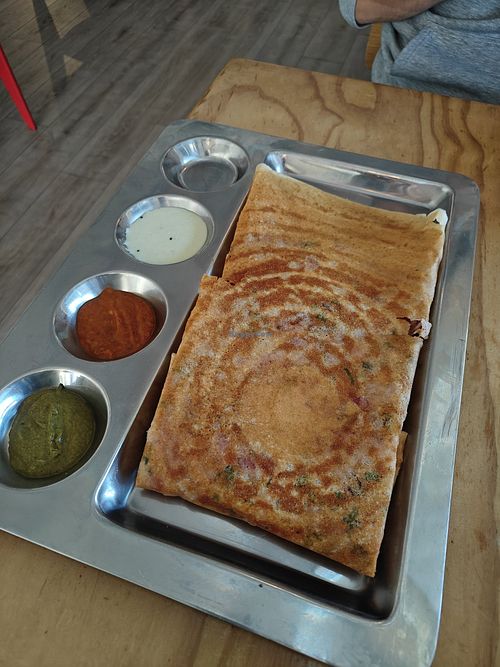Onion Dosa at Diwali Indian Cuisine  in San Francisco