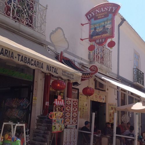 Outside at Dynasty in Lagos