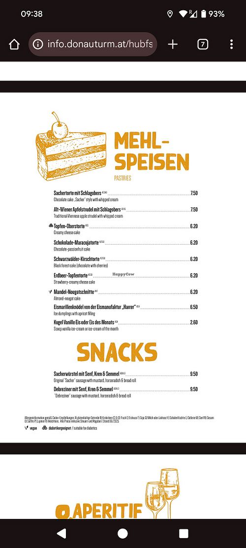  at Turm Restaurant in Wien