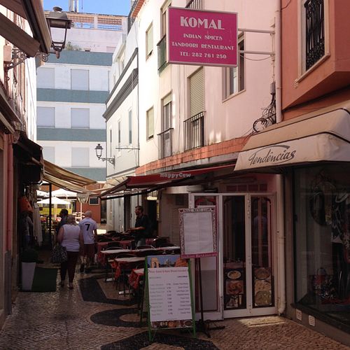 Outside at Komal in Lagos