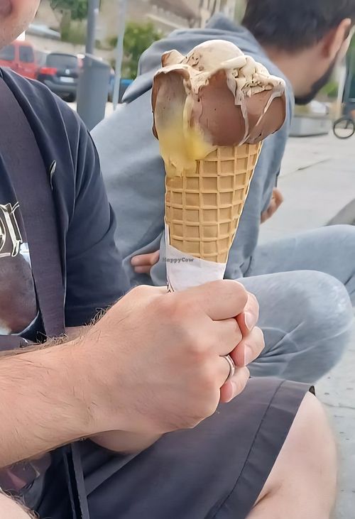Mango, Schoko und Erdnuss at Gelato Time in Kitzingen