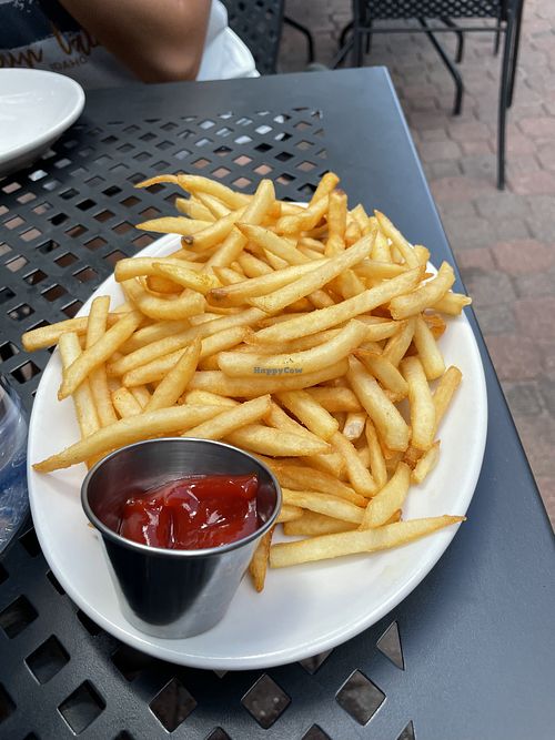 Vegan fries  at Blue Moose Pizza Beaver Creek in Avon