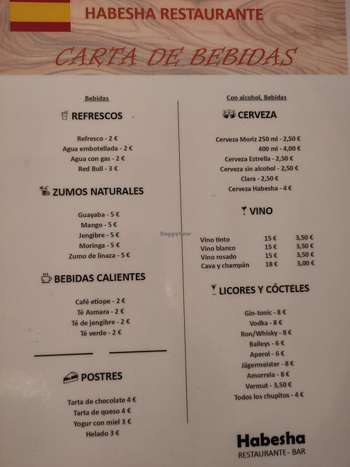  at Habesha Ethiopian  in Catalunya