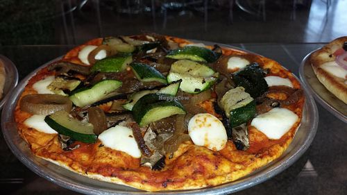 Old country Flatbread pizza... at Pita Girl Flatbread Eatery in Quakertown