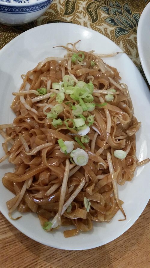 Stir fry noodles with bean sprouts at Blue Ginger in Birmingham