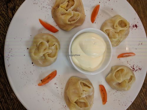 Dumplings at Prana Bar in St Petersburg