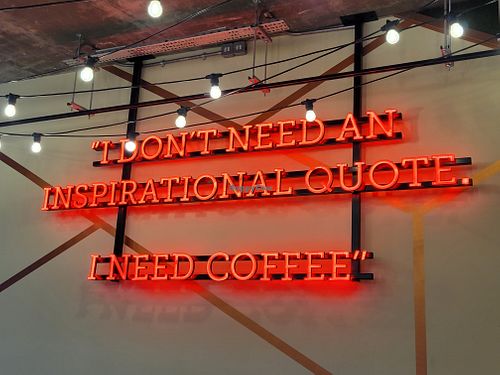 Decor at Clean Heart Coffee & Organics in London