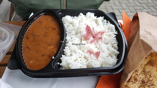 Rice and beans: WOW at Healthy Junk Food Corner 888 in Greater Skopje