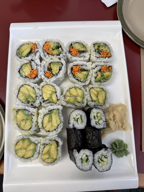 Veggie combo  at Mr Sushi Lynn Valley in North Vancouver