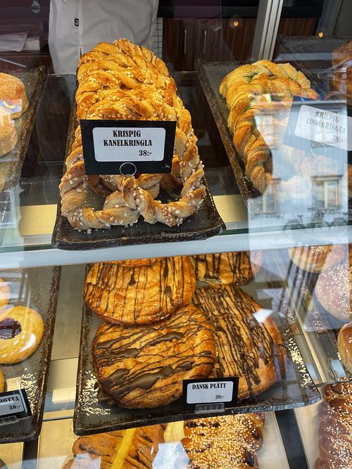 Lovely vegan pastries  at Centralkonditoriet in Uppsala Län