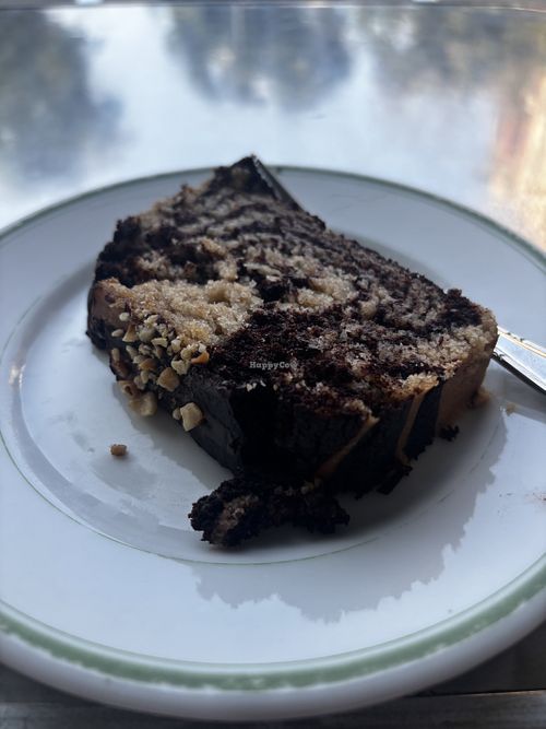 Tarta de nueces y vainilla   at El Slo cafe in Catalunya