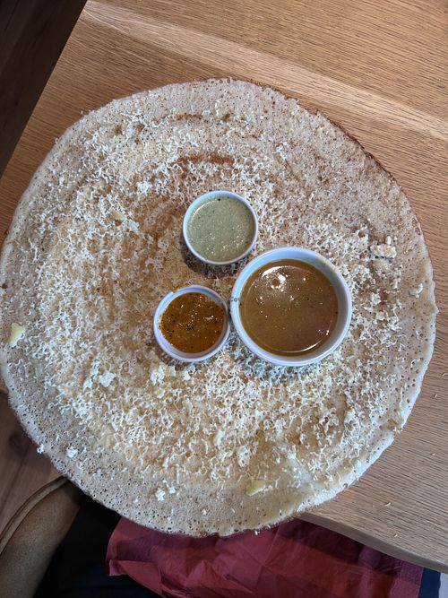Paneer paper dosa  at The 2nd Wife in Dusseldorf
