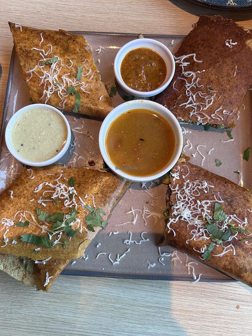 Fusion veggie dosa  at The 2nd Wife in Dusseldorf