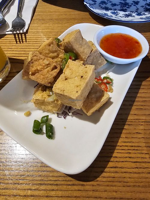 Fried tofu. at Zen Noodle Bar in Florida