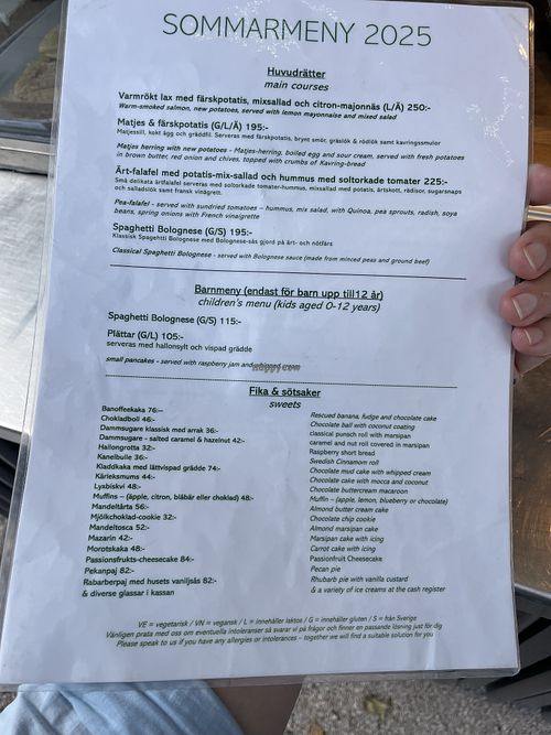   at Kerstin & Britt Strömparterren Bar Café Restaurant in Stockholms Län