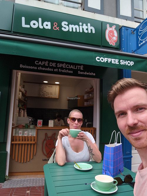 The one place with plantmilk! at Lola & Smith  in Le Touquet