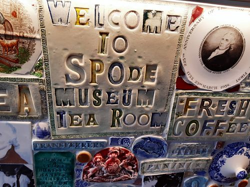 Spode Museum tea room at The Little Vintage Tea Room Spode Museum in Stoke-on-trent