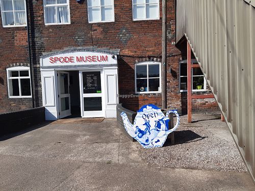 The Little Vintage Tea Room. Spode Museum. Stoke-on-Trent.  England  at The Little Vintage Tea Room Spode Museum in Stoke-on-trent