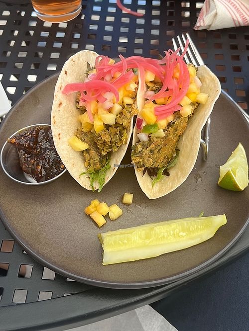 Kelp taco   at Peekytoe Provisions in Maine