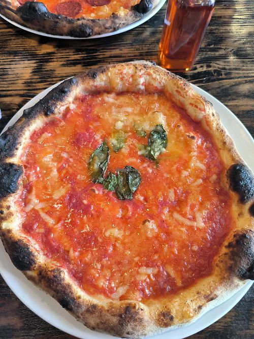 Vegan margherita at The Pizzeria in Fort William