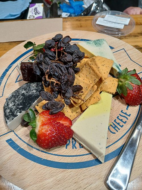 Vegan cheese board at Pasadena Foodland in City Of Mitcham