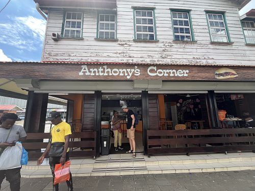 Quick veggie snack in Paramaribo   at Anthony's Corner  in Paramaribo