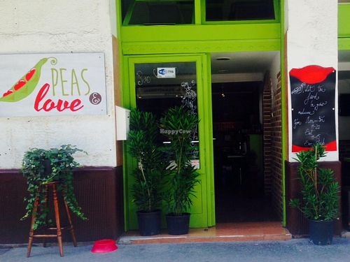 Street view at Peas and Love in Budapest