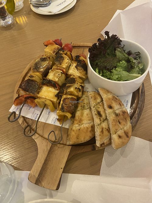 Vegan skewers  at Agora in Riyadh Province