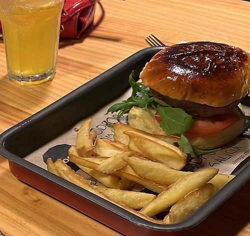 Hamburguesa vegetal   at Mogo in Nigran