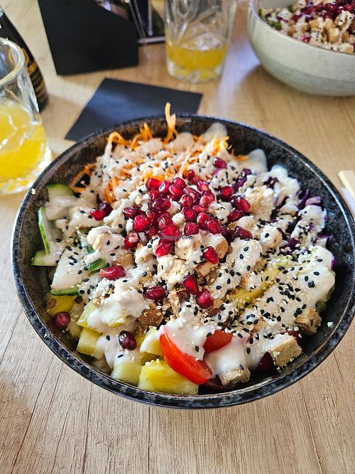 Skinny tofu poke bowl at Poke House Trenčín in Trenčiansky Kraj