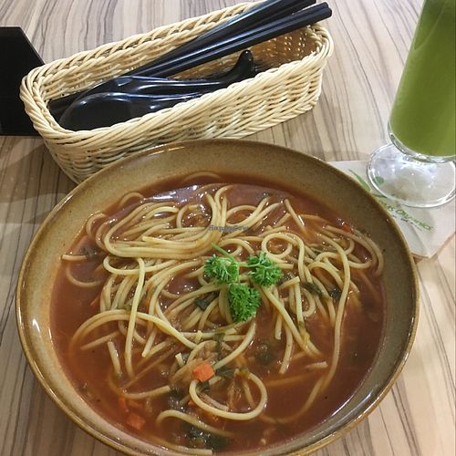 Spaghetti minestrone at KUL - BMS Organics - KLIA2 in Sepang