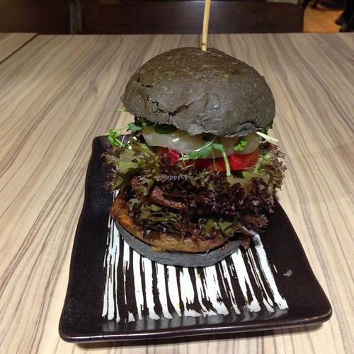Vegan burger (large size) at KUL - BMS Organics - KLIA2 in Sepang