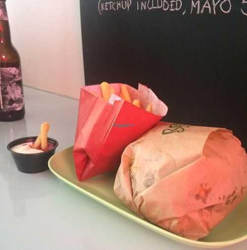 vegan mayo was so good  at Astrid och Aporna - Astrid og Aberne in Copenhagen