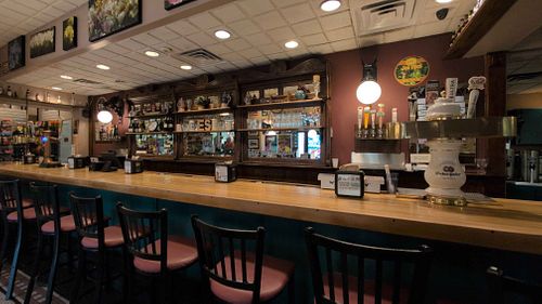 Interior bar at European Street Cafe  in Jacksonville