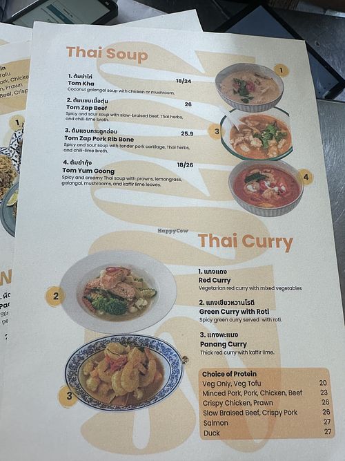 Veg options  at Emm Restaurant in Auckland