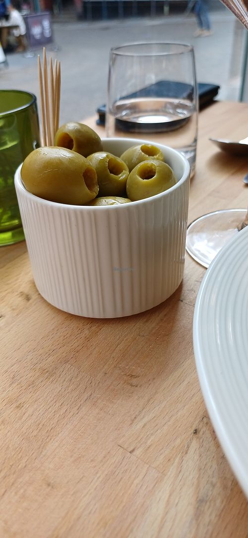 Huge olives at skein in Nottingham