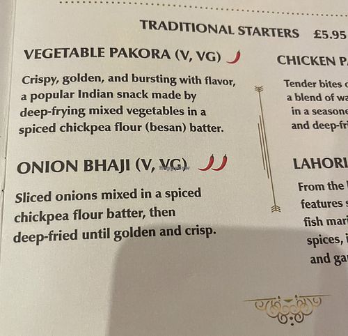 Starters  at Tikka N Talk in Perth