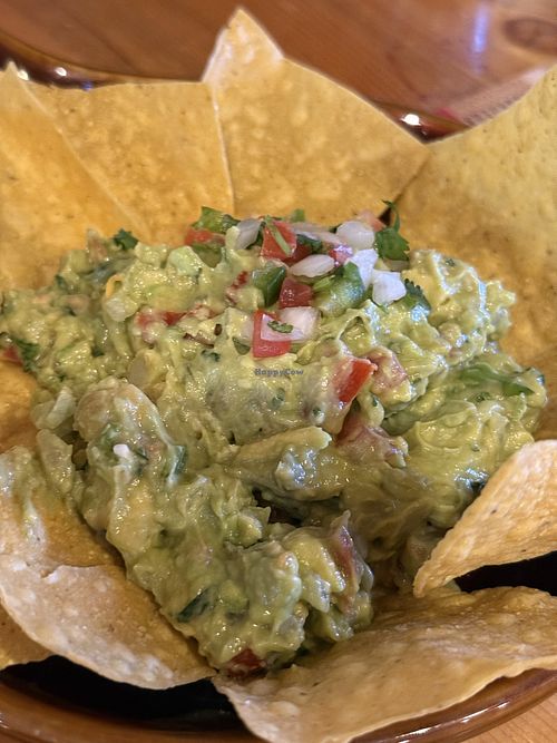 Gf chips & guac- delish when you add salt!   at Charlie's Sports Bar & Grill in Grand Lake
