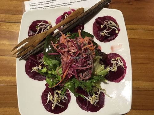 Rawvioli (daily special) at The Seeds of Life in Ubud