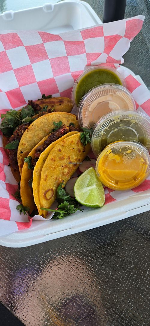 Tacos at Vegan Queen  in West Allis