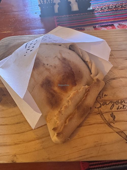 Vegetarian Empanada: Caprese style   at La sazón del pueblo in Antofagasta