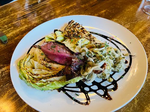 roasted cabbage at Vault & Cellar in Virginia