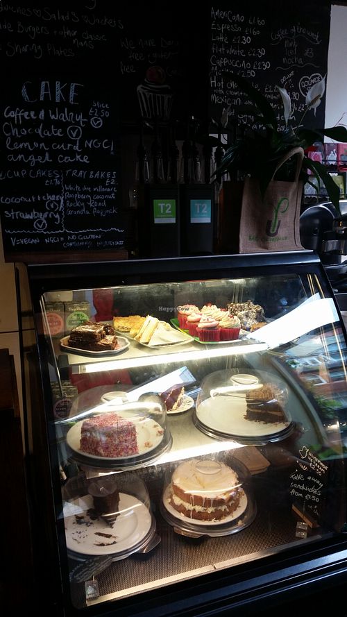 Cake Fridge at Cherry Reds Cafe and Bar in Birmingham