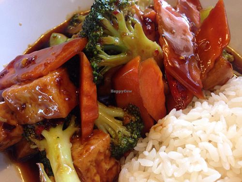 Spicy broccoli  at Asian Max in Snellville