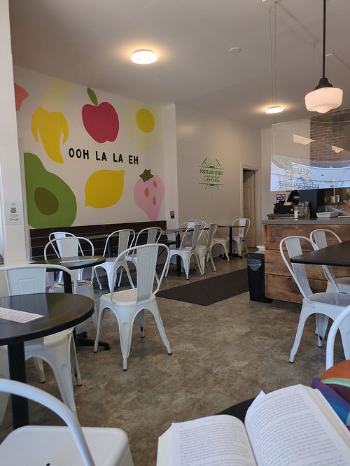 Interior at Portland Street Creperie in Dartmouth