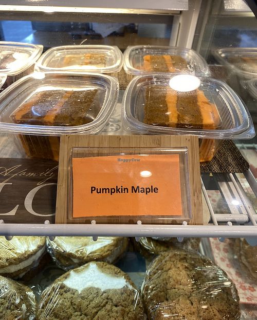 Autumn inspired desserts  at Native Foods - Hyde Park in Chicago