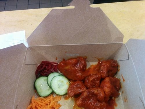 Spicy cauliflower at Native Foods - Hyde Park in Chicago